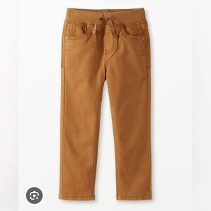 Bundle of two Hanna Andersson pull on classic twill pants, 4/100